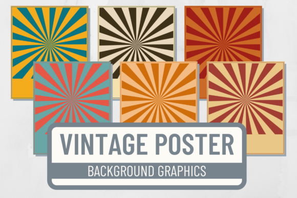 Download Vintage Poster Template Background Set - Vintage Collection
